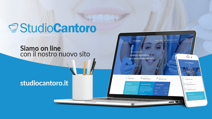 Online il nuovo sito dello Studio Odontoiatrico Cantoro